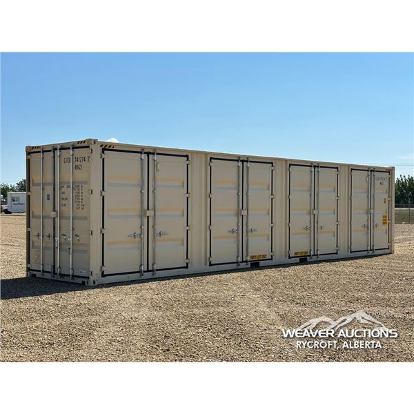 2025 8 X 40 FT. MULTIDOOR SHIPPING CONTAINER
