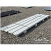 Image 1 : (70) WHITE METAL 12 FT. ROOF PANELS