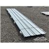 Image 2 : (20) WHITE METAL 20 FT. ROOF PANELS