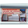 Image 3 : (20) WHITE METAL 20 FT. ROOF PANELS