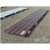 Image 1 : (20) BROWN METAL 20 FT. ROOF PANELS