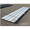 Image 1 : (30) WHITE METAL 16 FT. ROOF PANELS