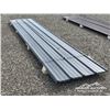 Image 1 : (30) GREY METAL 16 FT.  ROOF PANELS