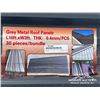 Image 3 : (30) GREY METAL 16 FT.  ROOF PANELS