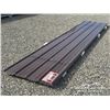 Image 1 : (30) BROWN METAL 16 FT. ROOF PANELS