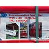 Image 3 : (30)  RED POLYCARBONATE  8 FT. ROOF PANEL