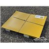 Image 1 : (20) YELLOW STEEL DIAMOND PLATE