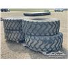 Image 3 : (4) 20.5 R25 LOADER TIRES