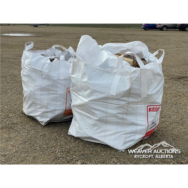 (2) MINI BULK BAGS OF FIREWOOD
