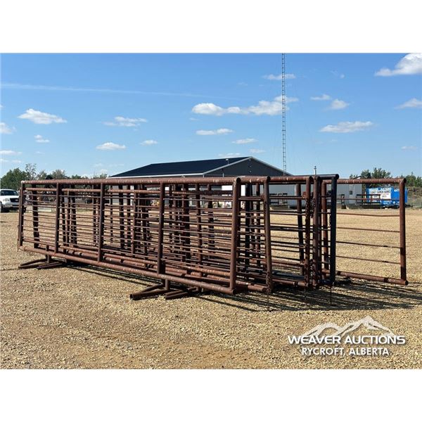 (10) FREESTANDING LIVESTOCK PANELS