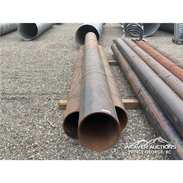 (4) 12 IN. STEEL PIPE,10 - 15 FT. LENGTHS