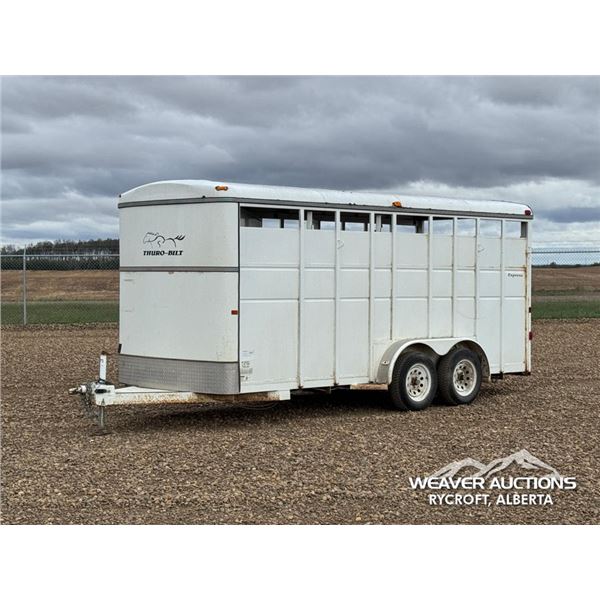 2012 ROSEBURG 16 FT.  T/A  HORSE TRAILER