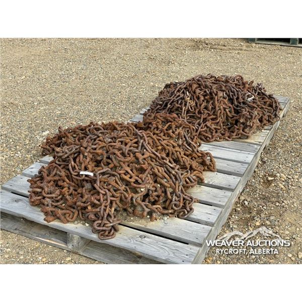 (4) SKIDDER 30.5/32 TIRE CHAINS