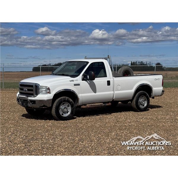 2005 FORD F250 XLT SINGLE CAB PICKUP