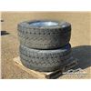 Image 4 : (2) MICHELIN 445/65R22.5 TIRES W/ALUMINUM RIMS