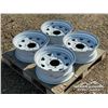 Image 3 : (4) 15 IN. 5 BOLT RIMS