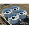 Image 4 : (4) 15 IN. 5 BOLT RIMS