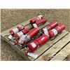 Image 1 : (8) FIRE EXTINGUISHERS