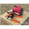 Image 1 : HONDA EV2000I GENERATOR & (2) CHAINSAWS