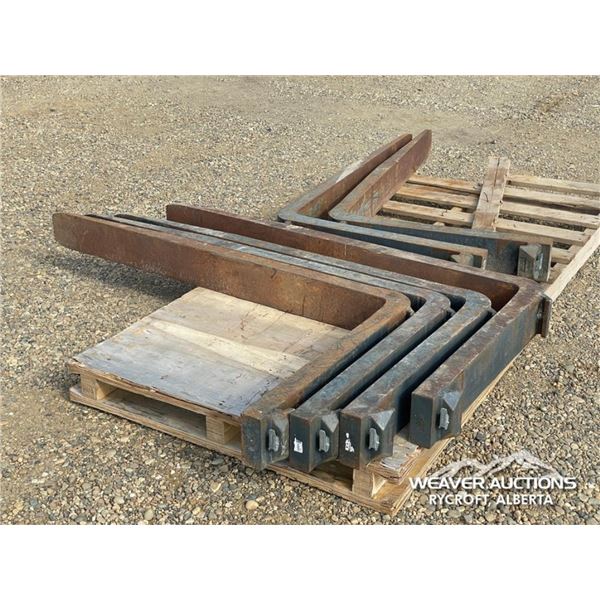(3) SETS OF PALLET FORKS