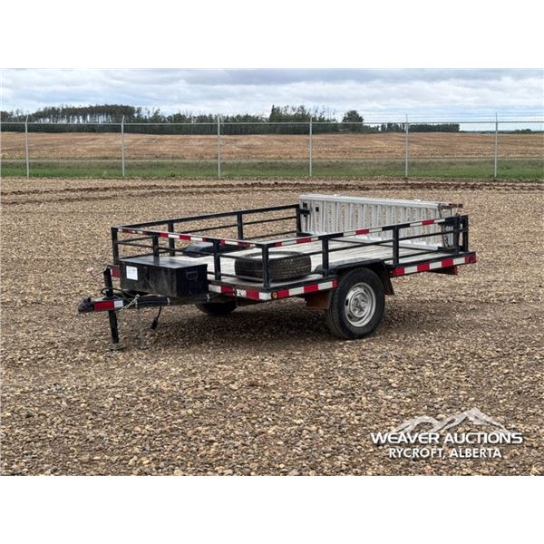 1976 CUSTOM 8 X 7 FT. UTILITY TRAILER