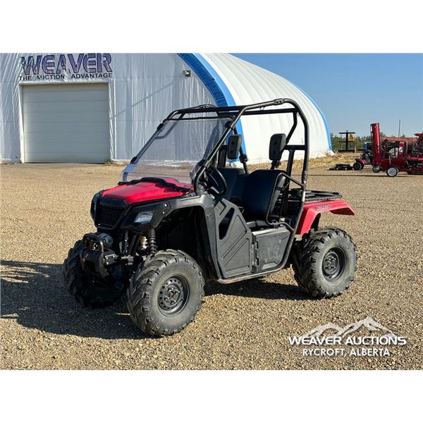 2019 HONDA PIONEER 500 SIDE BY SIDE