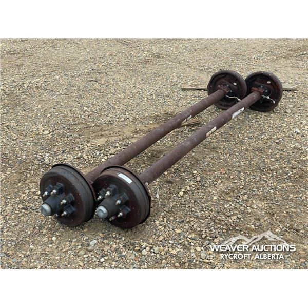 (2) TRAILER AXLES
