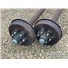 Image 4 : (2) TRAILER AXLES