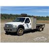 Image 1 : 2006 FORD F550 SUPER DUTY XLT FLAT DECK TRUCK