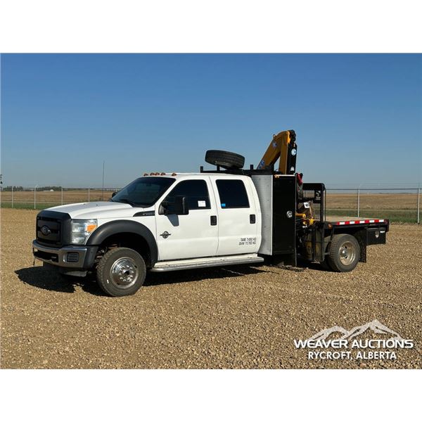 2015 FORD F550 XL CREW CAB BOOM TRUCK