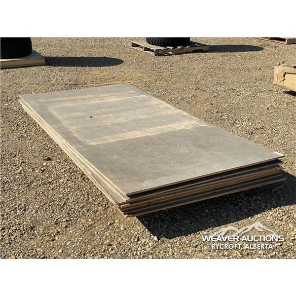 MISC 1/2 IN. 4 X 8 FT. PLYWOOD SHEETS