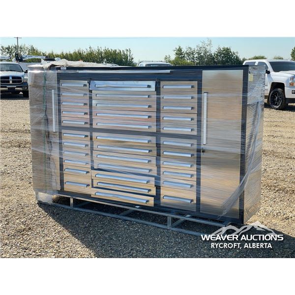 9FT. MULTIDOOR STEEL WORKBENCH