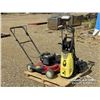 Image 1 : LAWN MOWER, PRESSURE WASHER & (2) STEP LADDERS