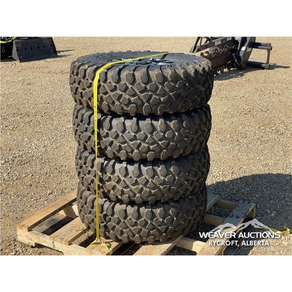 (4) SYSTEM 3 33X10.00R15 TIRES & RIMS