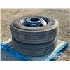 Image 3 : (2) MICHELIN 275/80R22.5 TIRES W/ STEEL RIMS
