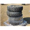 Image 2 : (4) MICHELIN 9.00R16 TIRES & RIMS