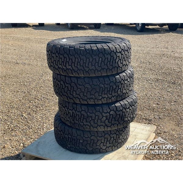 (4) GRIZZLY 285/70R17 TIRES