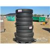 Image 2 : (8) KAPSEN 11R24.5 TRUCK TIRES