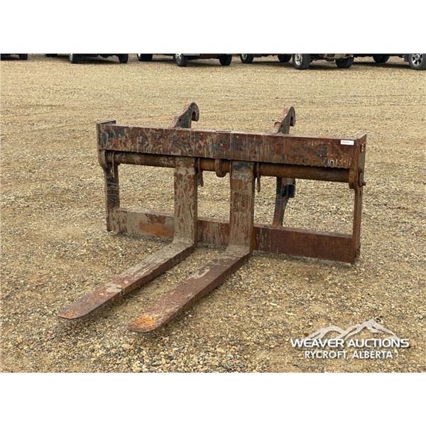 Q/C PALLET FORKS TO FIT WHEEL LOADER