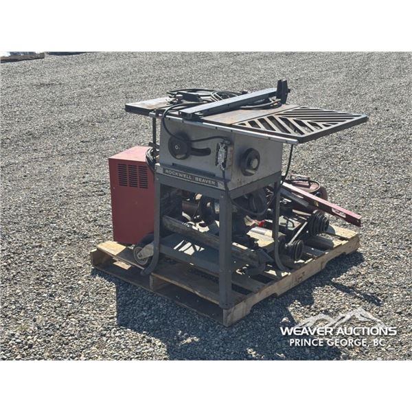ROCKWELL TABLE SAW & CENTURY BATTERY CHARGER