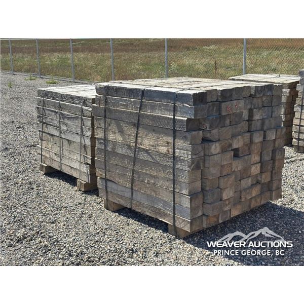 (2) PALLETS OF 4X6 4 FT. PIPELINE SKIDS