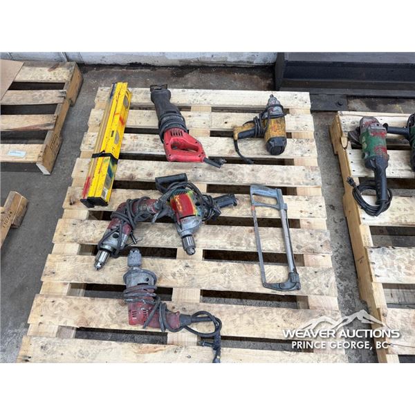 ELECTRIC IMPACT,(3) DRILLS,SABRE SAW