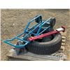 Image 3 : SHOP TROLLY W/WHEEL CHOCKS & SPARE TIRE