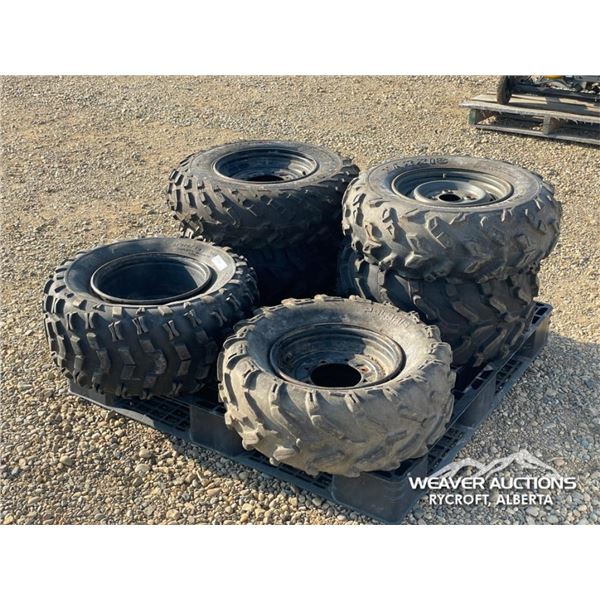 ASSORTED ATV TIRES & RIMS