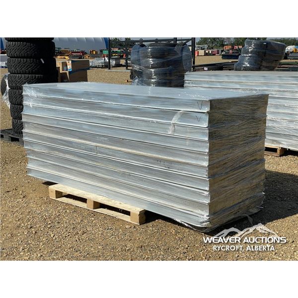 (10) 3.2 X 8 FT. INSULATED STEEL PANELS