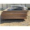 Image 8 : QTY OF 4 X 8 FT. PLYWOOD W/POLYCARBONATE SHEETS