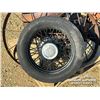 Image 5 : (12) ANTIQUE STEEL WHEELS