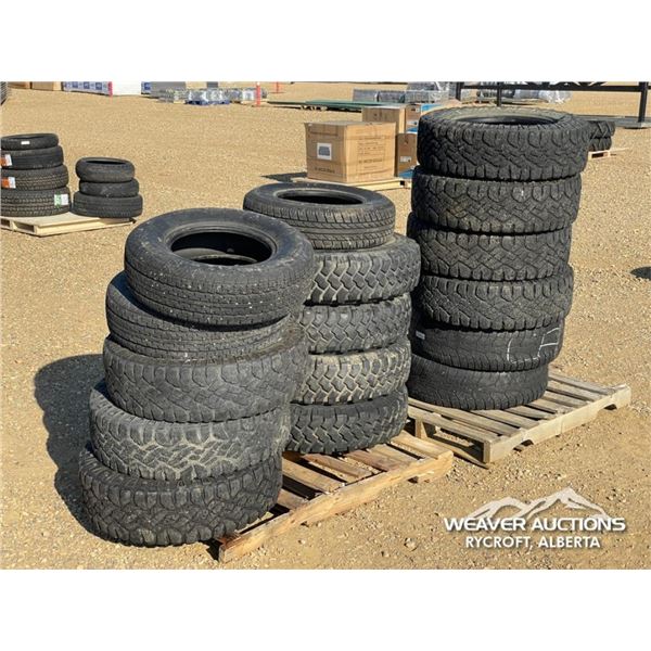 (16) MISC TIRES