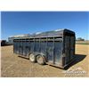 Image 5 : WHITELINE 20 FT. 5TH WHEEL T/A LIVESTOCK TRAILER