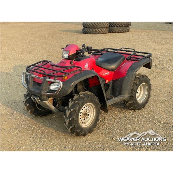 2007 HONDA TRX500 ATV